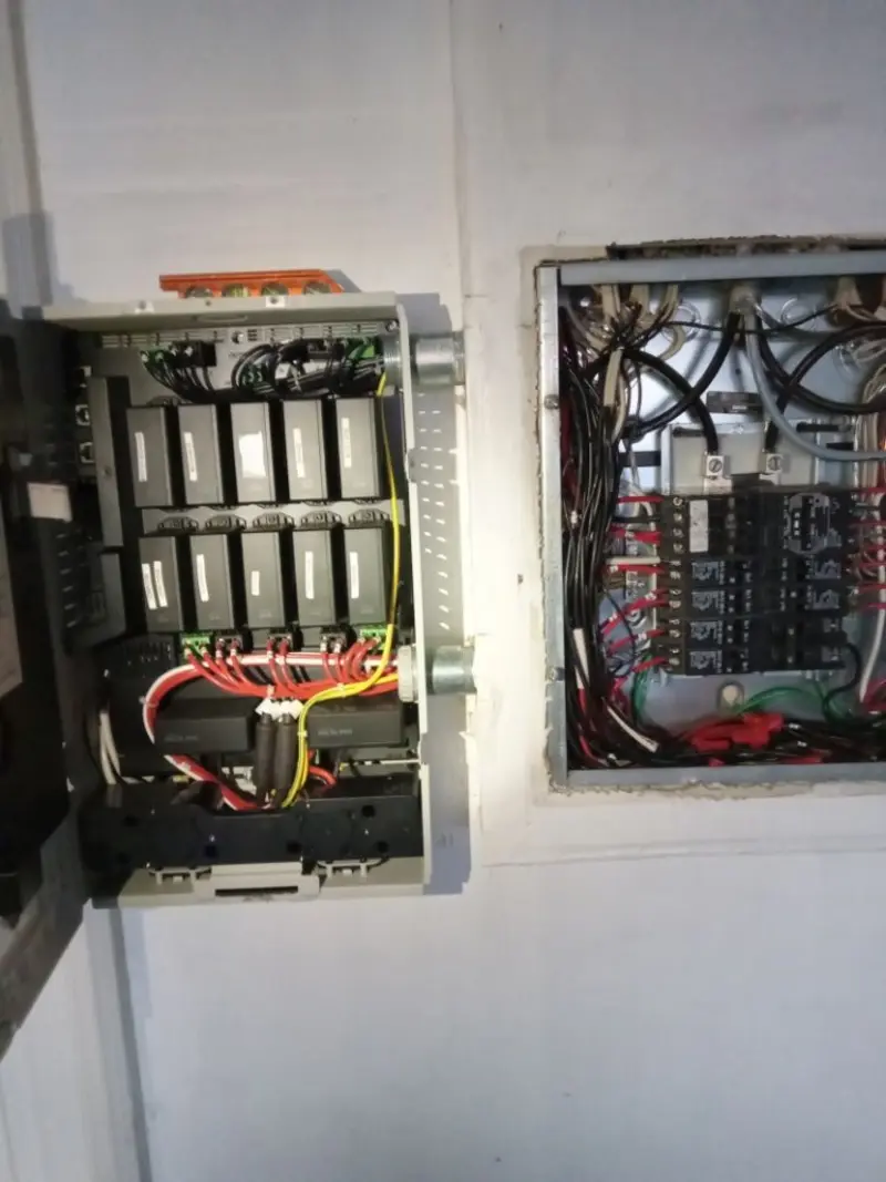 Electrical panel upgrade completed for Security Camera Wiring in Friona